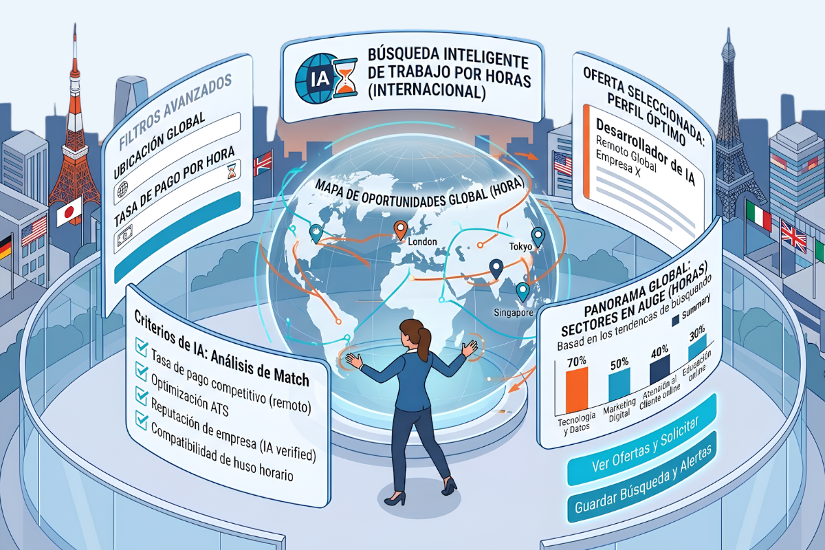 Búsqueda internacional de trabajo remoto